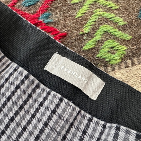 Everlane Kick Crop Work Pant Gray Plaid Sz 6 EUC - Picture 3 of 9